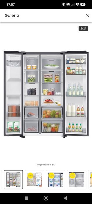 Lodówka Samsung RS80F64KDTEF