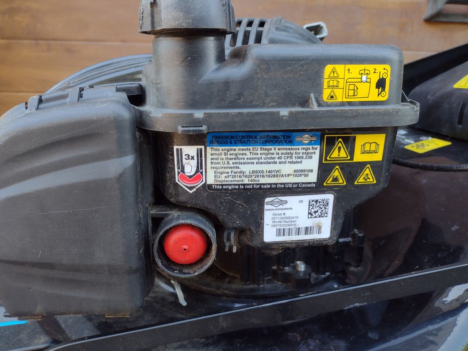 Kosiarka z napędem, kosz, po serwisie, silnik briggs&stratton