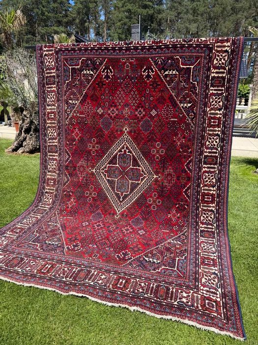 Vintage kaszmirowy dywan perski r.tkany Iran Dojegan 330x225 galeria 17 tyś