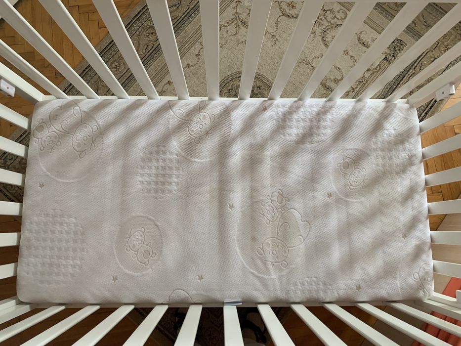 Ліжечко Верес ЛД12 Veres з ортопедичним матрацом Dormisan