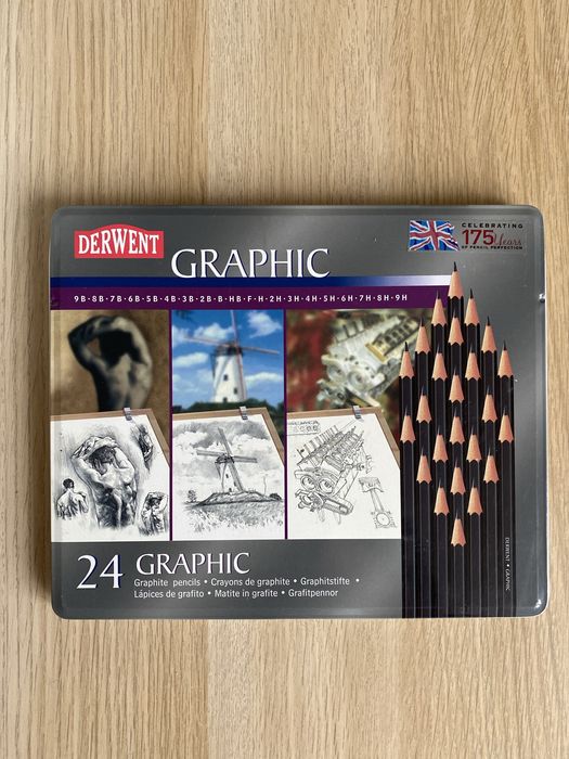 Zestaw ołówków Derwent 12+7szt