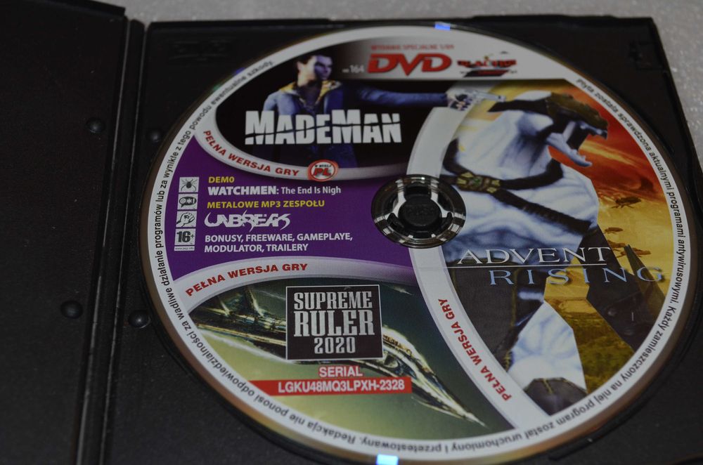 Gry CD-Action DVD nr 164: Advent Rising, Made Man PL, Supreme Ruler 20