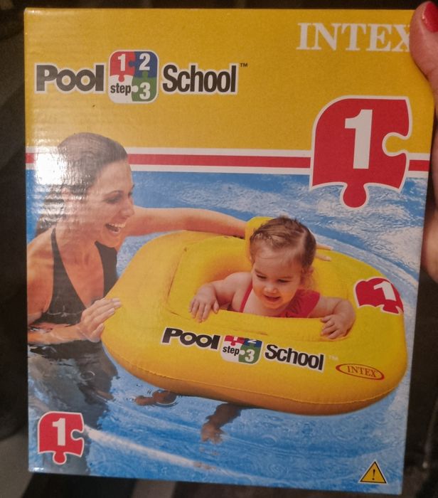 Dmuchany fotelik do nauki pływania Intex