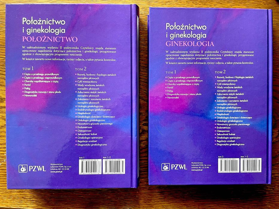 Położnictwo i ginekologia – Bręborowicz – TOM 1 i 2 – stan idealny