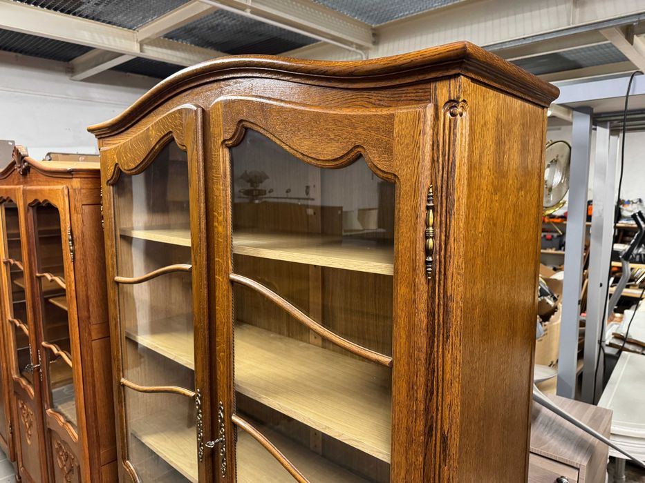Biblioteka drewniana witryna drewniana Ludwik dąb