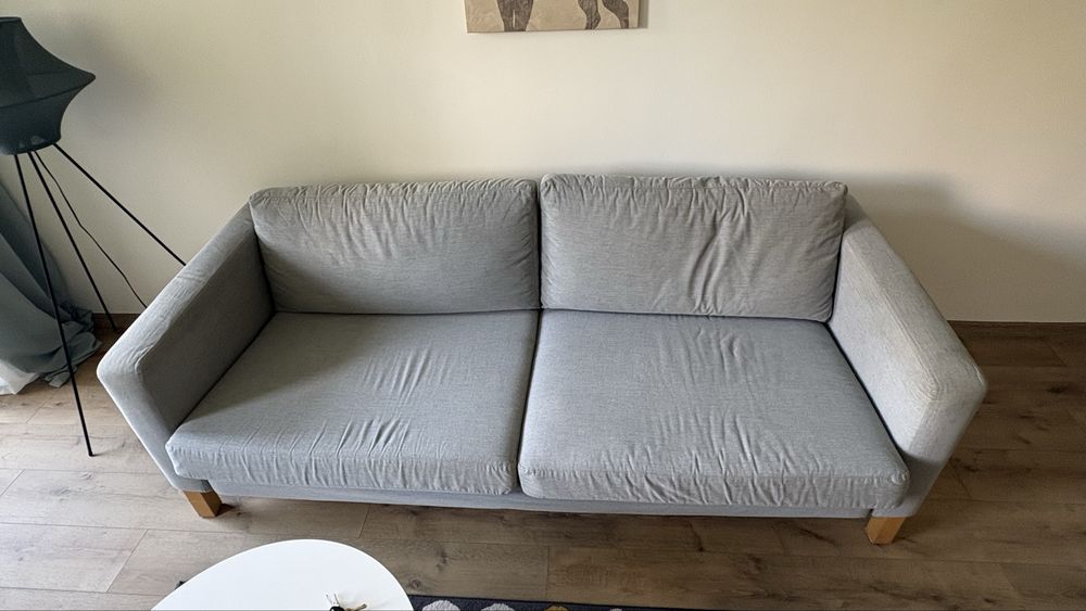 Sofa trzyosobowa szara (nierozkładana)