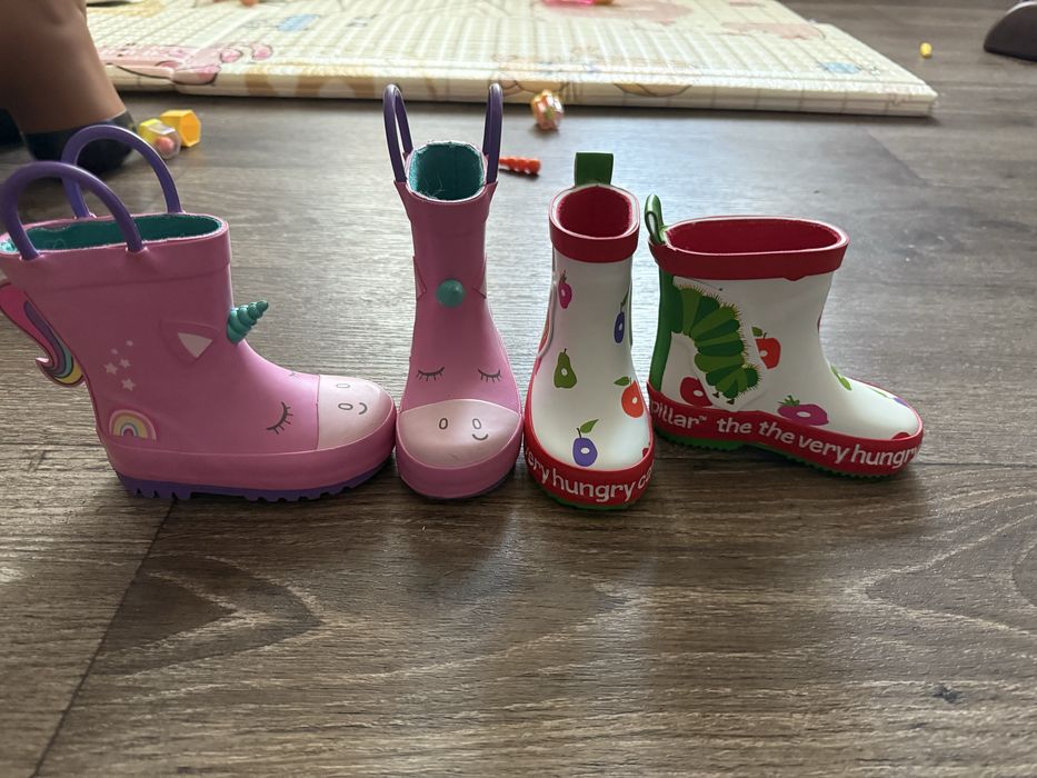 Б/у гумові чоботи next та нові george 19 розмір 12 см