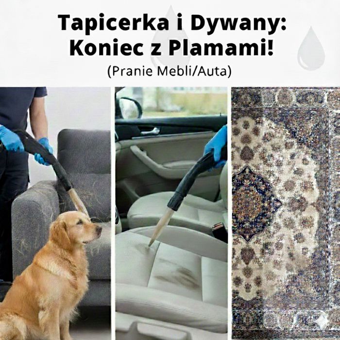 Tapicerka i Dywany: Koniec z Plamami! (Pranie Mebli/Auta)