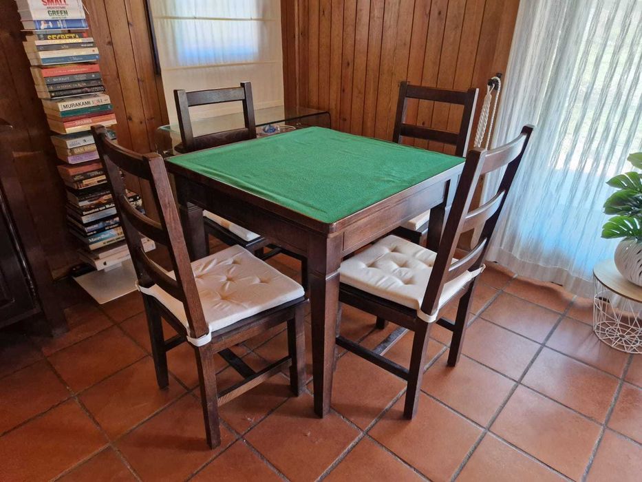 Conjunto de mobiliário de sala rústico