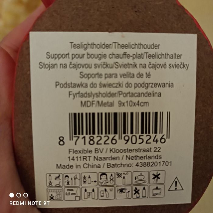 Podstawki pod świeczki do podgrzewania 4 sztuki