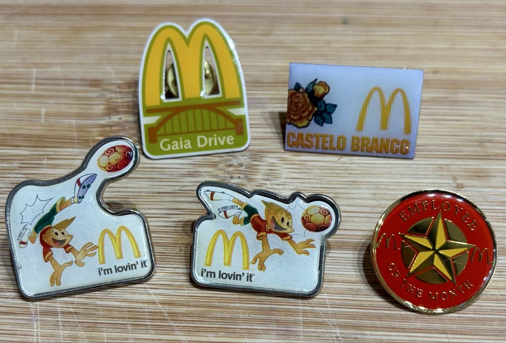 Pin Pins McDonald’s - últimos 17 exemplares