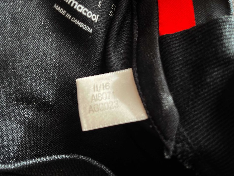 Camisola Oficial preta alternativa Benfica Adidas 2016, 2017