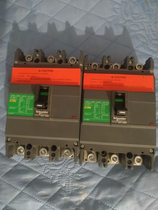 Schneider Easypact EZC250N - TMD - 100 A - 3 полюса 3Т