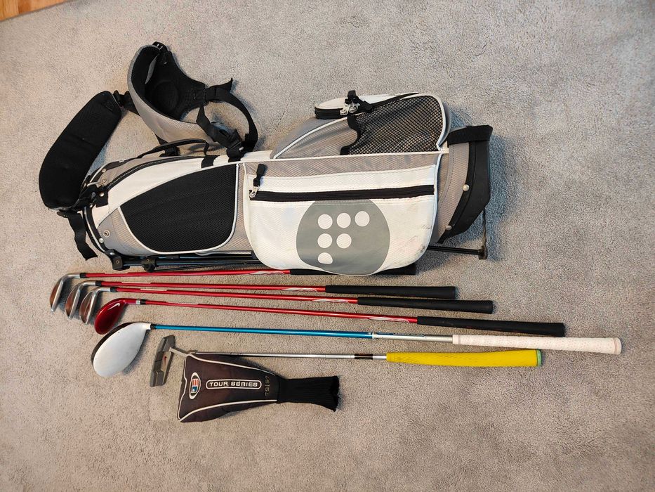 Kije golfowe Nike VRS Junior + torba kij do golfa golfowy 7 9 S putter