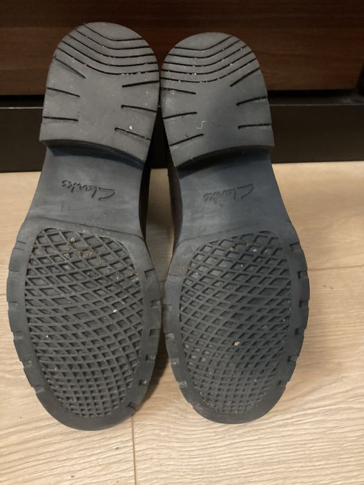 Clarks sztyblety botki skórzane brązowe rozmiar 40