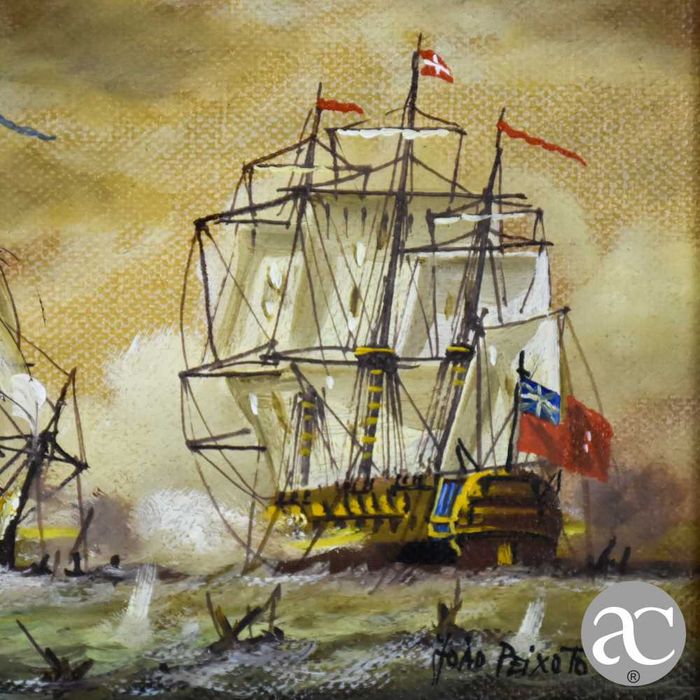 Óleo sobre tela do Artista João Peixoto, com moldura