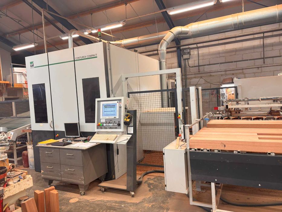 Centrum obróbcze CNC do okien i drzwi Weinig Conturex. 2015 rok.