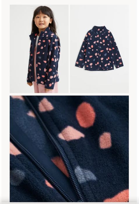 Кофта, фліска H&M, 4-6 років