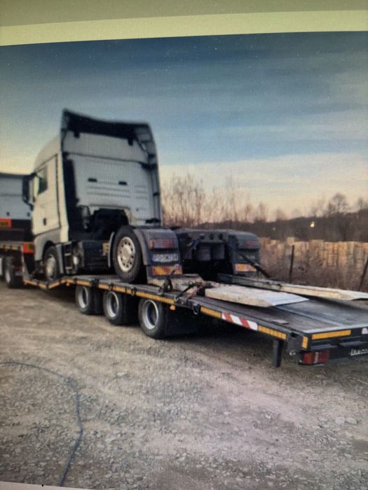 Wynajem lawety, niskopodwozie