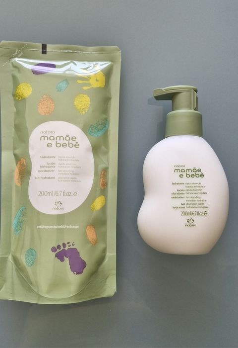 Produtos Mamãe e Bebê Natura