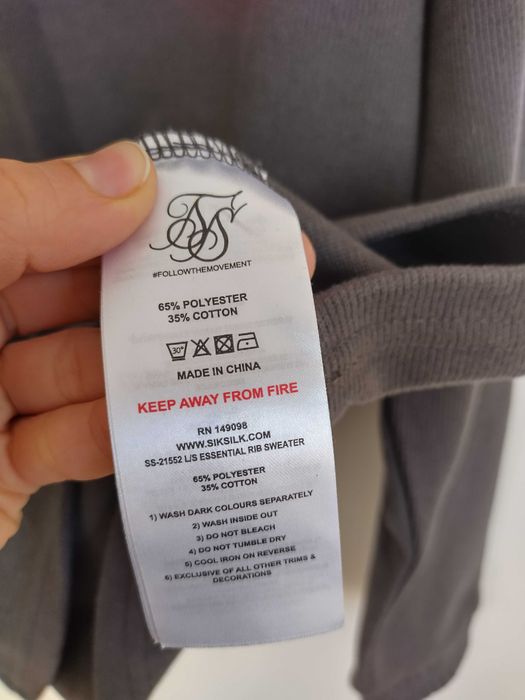 Męski sweter, Siksilk, r. S