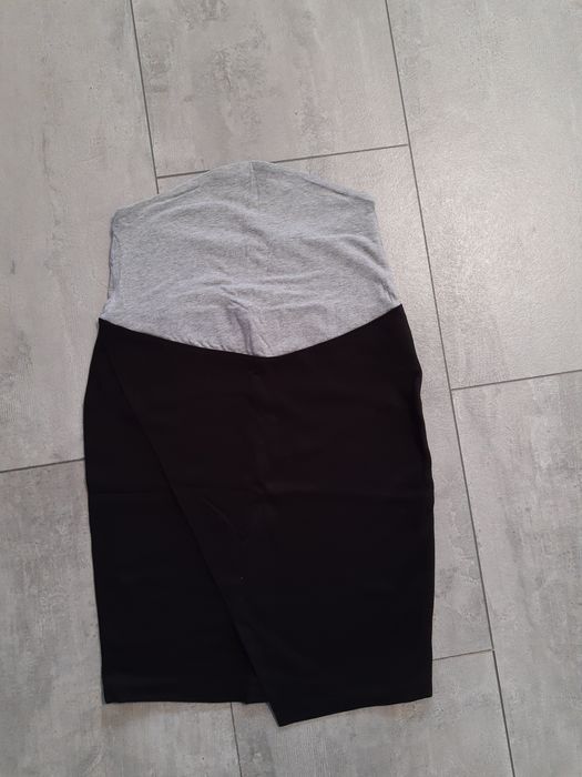 Spódnica ciążowa czarna z zakładką 36 S