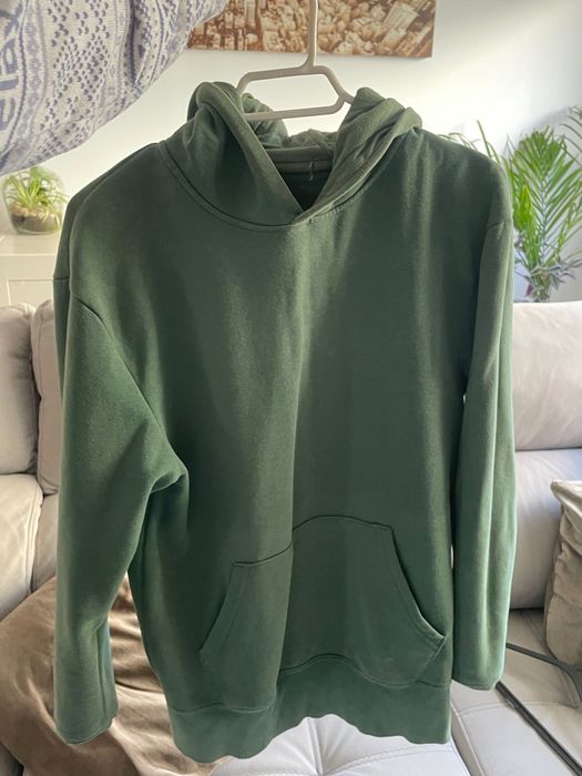 Camisola com capuz  verde