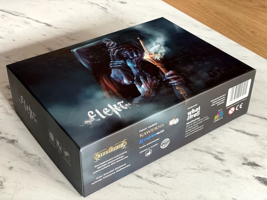 Gra karciana Elekt + kamyki żaru