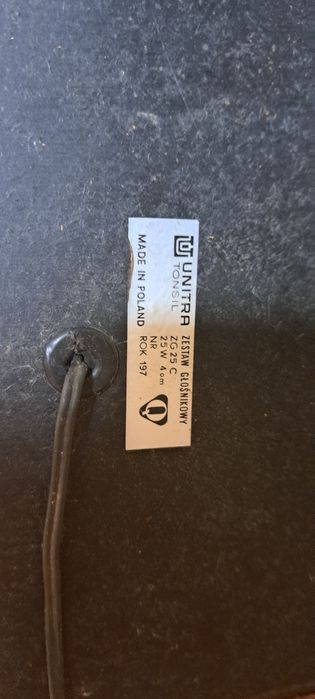 Kolumny + amplituner Unitra tonsil zg25c + unitra at9100 głośniki wzmacniacz diora tonsil
