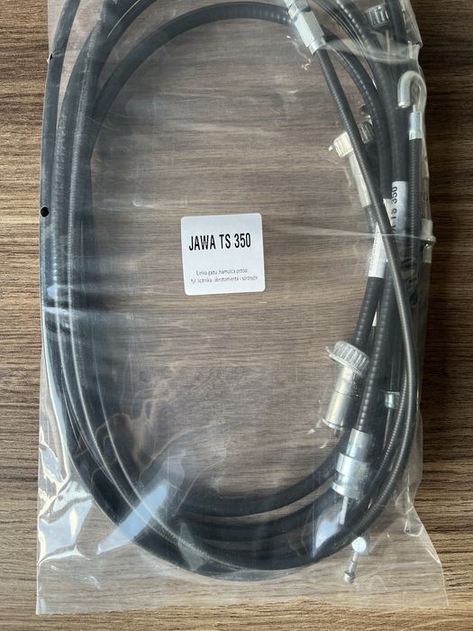 NOWY POLSKI komplet linek linki JAWA 350 TS