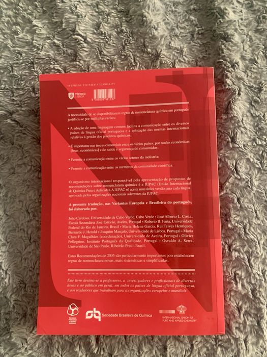 Livro Nomenclatura de Química Inorgânica (IUPAC)
