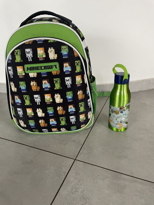 Tornister plecak Minecraft astra + bidon klasa 1-3