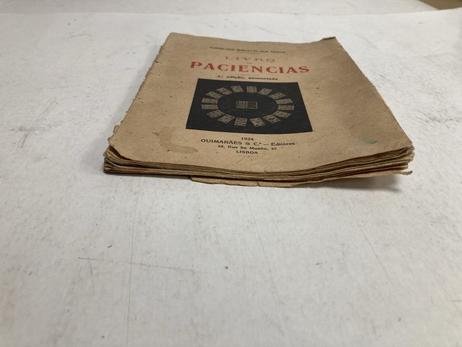 Livro de Paciencias, de Carlos Bento Maia, 1924
