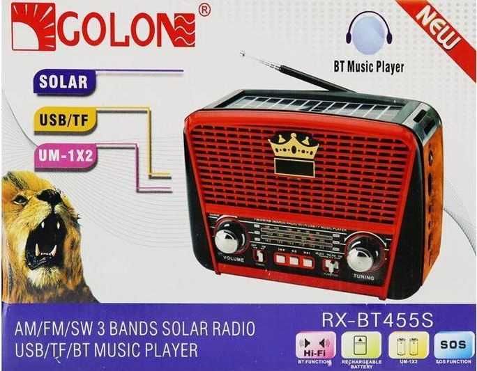 Radio przenośne - solarne