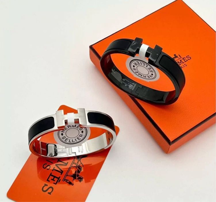 Мужской стильный браслет Hermes / На Подарок