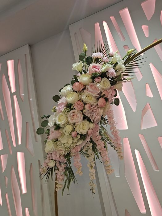 Wystrój sali weselnej, ozdoby