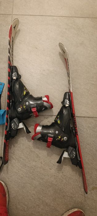 komplet narty dziecięce atomic 80 cm plus buty nortica 19,5 cm"