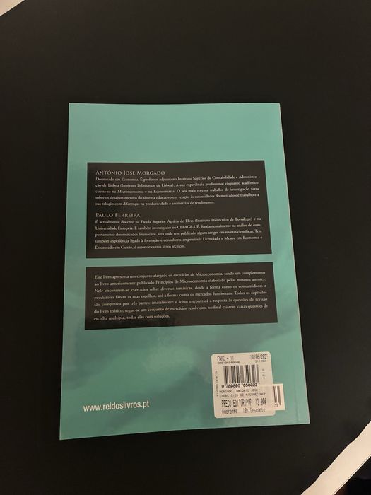 Livro Exercícios de Microeconomia