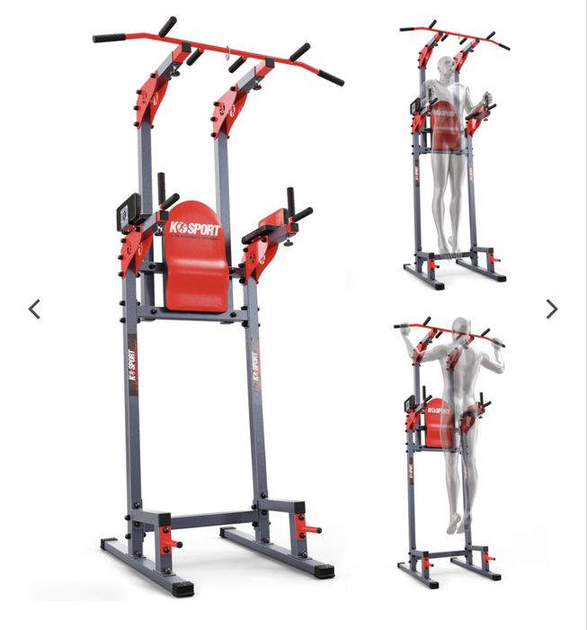 Drążek stacjonarny poręcze treningowe do ćwiczeń podciągania K-SPORT