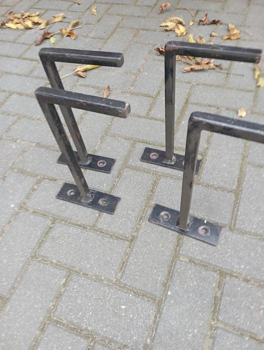 Metalowe uchwyty ścienne stalowe haki zawieszki zestaw 4 szt