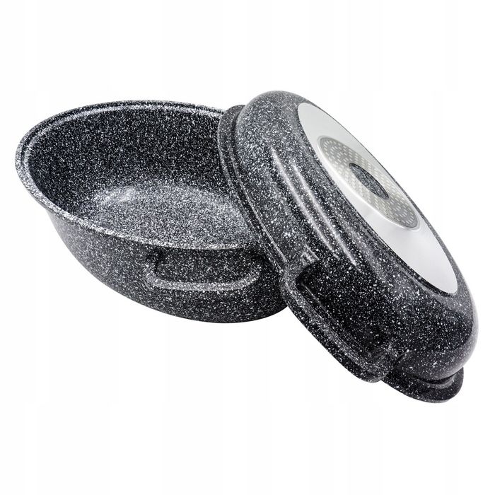 brytfanna gęsiarka + patelnia + pokrywka aroma 8l