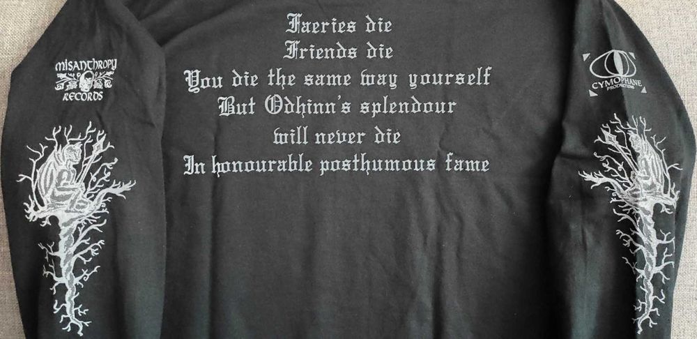 Det Som Engang Var Filosofem Longsleeve Gildan XL Mayhem Emperor VON