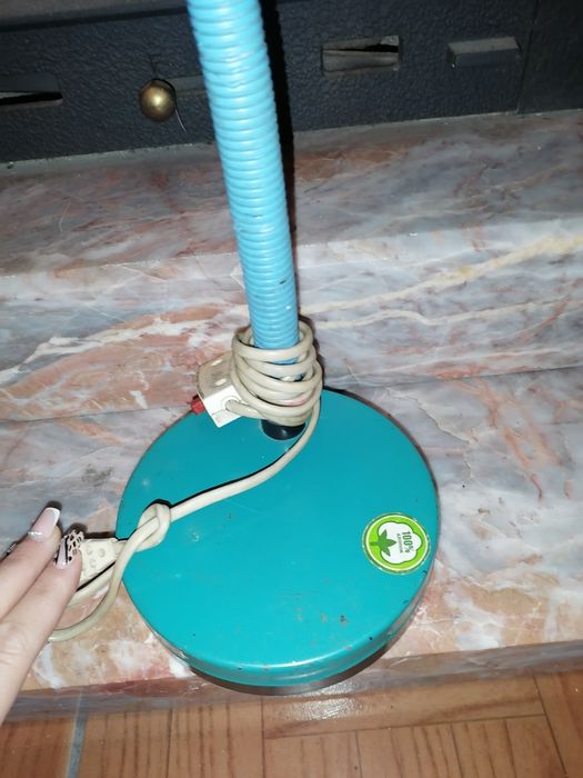 Lapka stołowa biurkowa lampka Vintage ozdobna