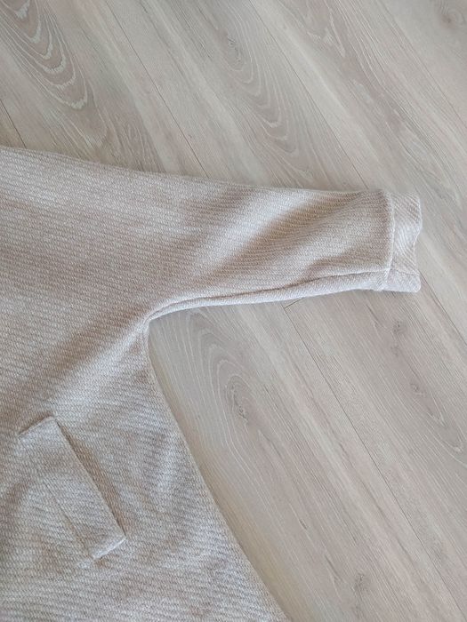 Elegancji długi płaszcz oversize