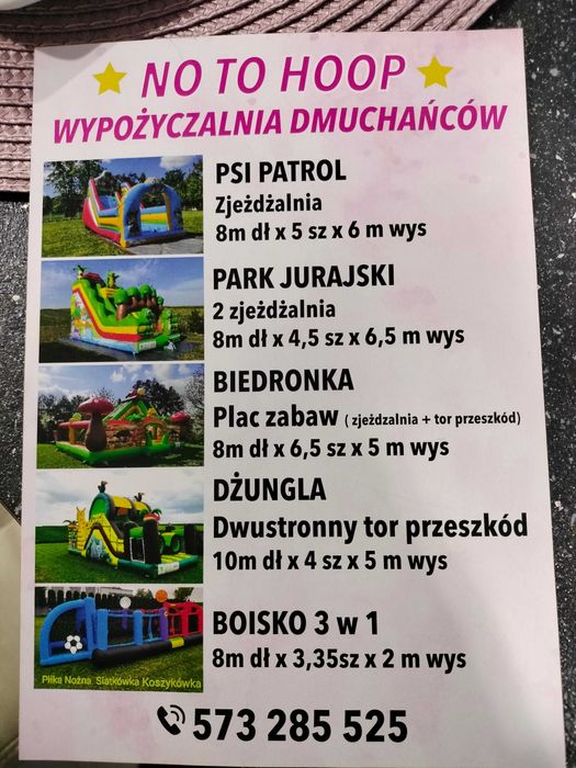 Wynajem Dmuchańca Strój Myszki Miki Maszyna do waty cukrowej i popcorn