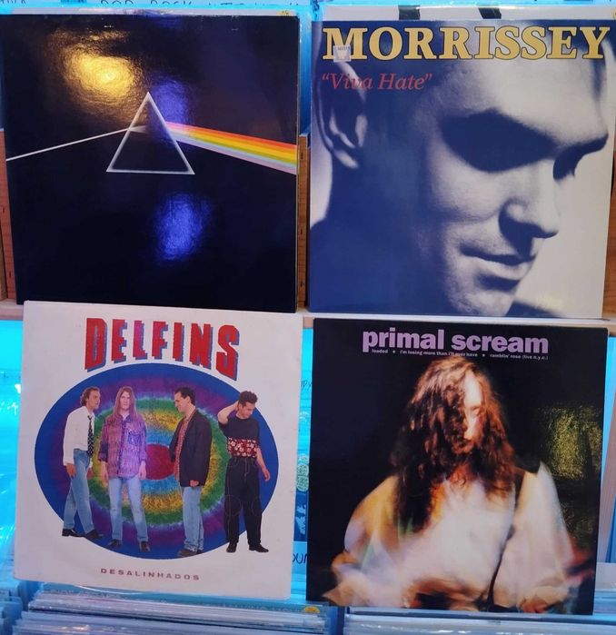 Vinil Zappa Doors Violent Femmes waterboys  Eno Queen Delfins,