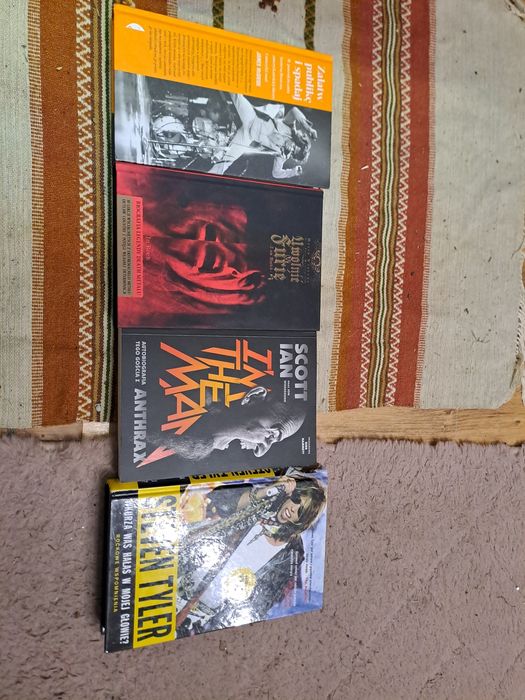 Książki Heavy Metal Rock nowe Aerosmith  Anthrax Slayer  Metallica