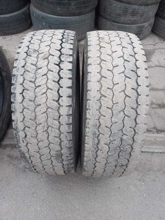 Вантажні шини 285/70R19.5 вживана БУ бв з Німеччини тяга руль трал стан до 10 мм Michelin Continental Goodyear склад Київ відправка САТ Делівері