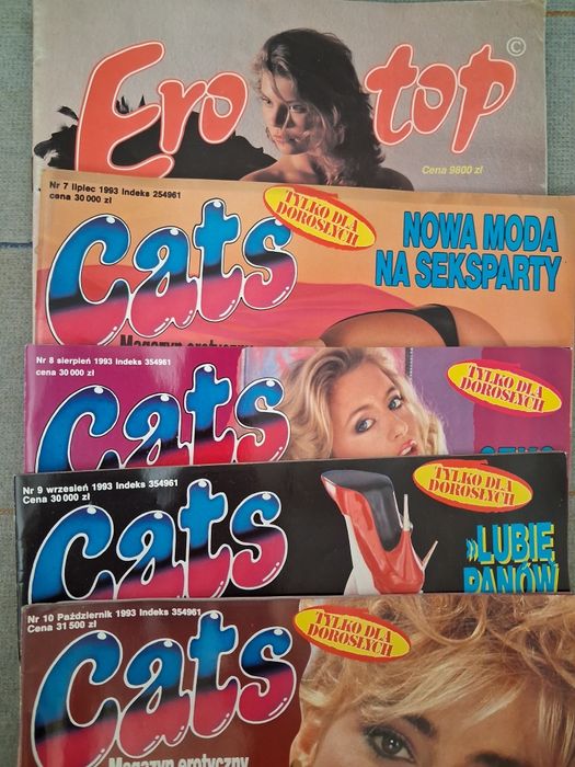 Czasopismo dla panów Cats z bonusem