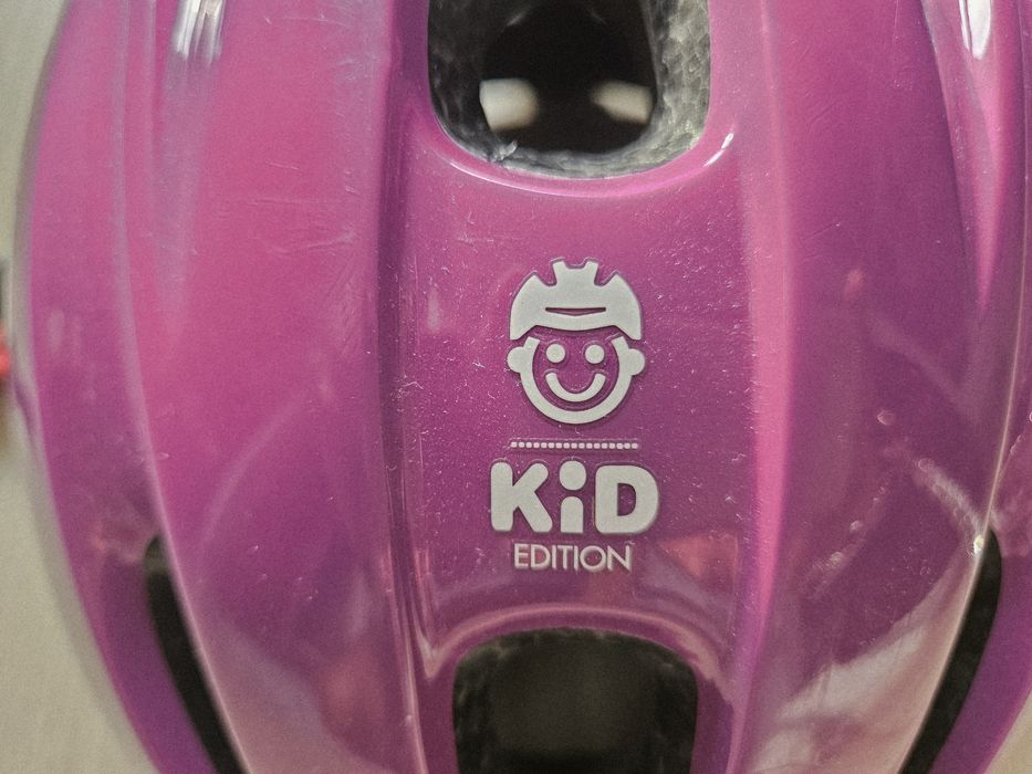 Kask rowerowy dziecięcy BTWIN KID, Decathlon, 52-56 cm